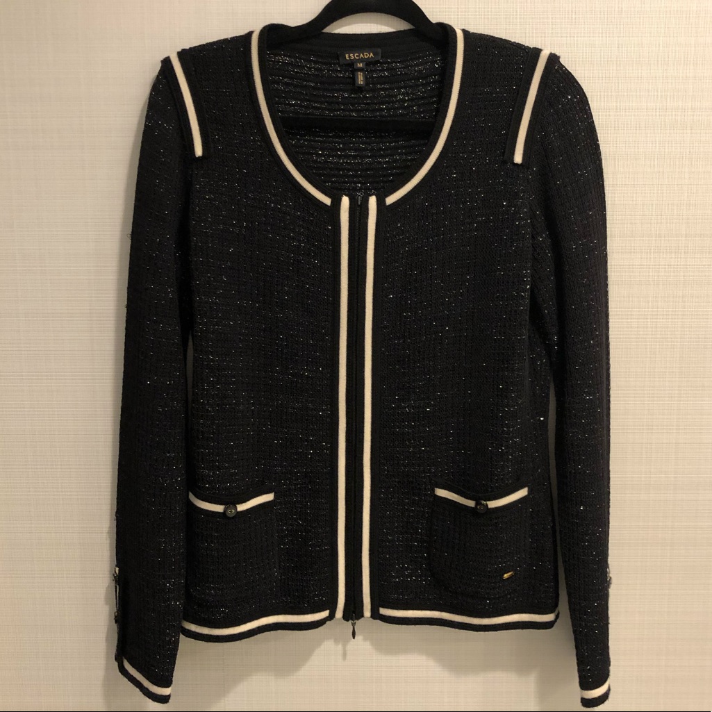 Vintage Escada Sparkling Cardigan